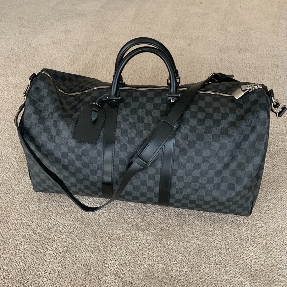 LOUIS VUITTON KEEPALL BANDOULIÈRE 55 DAMIER
